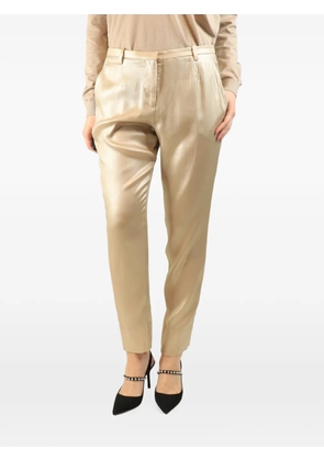 Brunello Cucinelli Vintage silk trousers - Gold