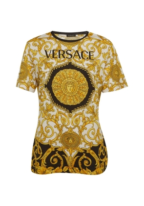 Versace Pre-Owned Baroque-print T-shirt - White