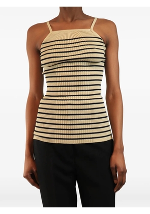 Low Classic striped ribbed tank top - Neutrals