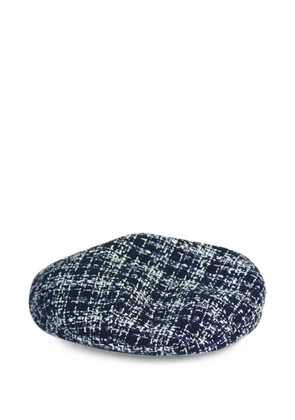 Maison Michel tweed cap - Blue