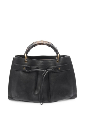 Gucci Pre-Owned 2000s Bamboo tote bag - Black