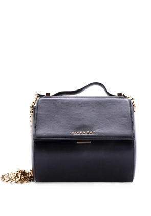 Givenchy Pre-Owned Chain Pandora Box Bag Leather Mini crossbody bag - Black