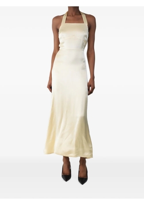 ALBUS LUMEN square-neck maxi dress - Neutrals