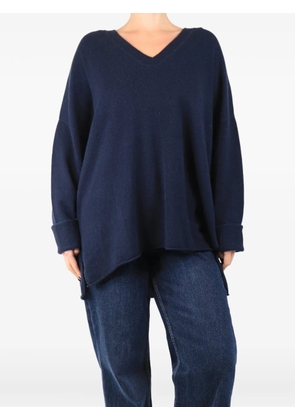 Allude V-neck cashmere sweater - Blue
