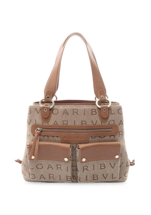 Bvlgari Pre-Owned 2000s Logomania tote bag - Neutrals