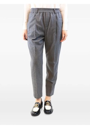 Brunello Cucinelli Vintage pleated wool trousers - Grey