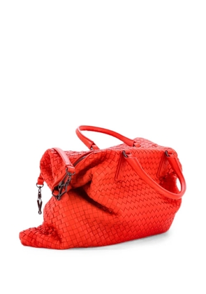 Bottega Veneta Pre-Owned Convertible Intrecciato Nappa Maxi satchel - Orange