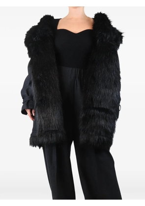 Comme Des Garçons Pre-Owned long-sleeve buttoned coat - Black