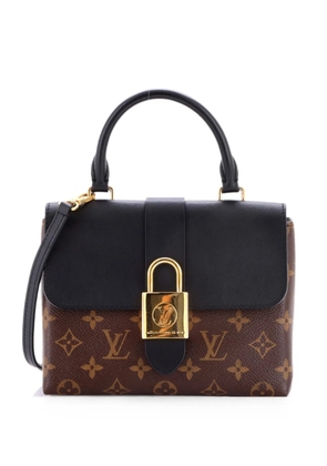 Louis Vuitton Pre-Owned Locky Handbag Monogram Canvas with Leather BB satchel - Black