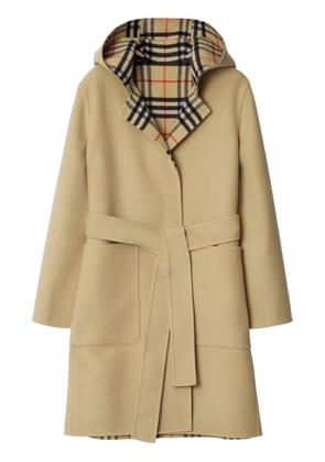 Burberry Vintage Check wool coat - Neutrals