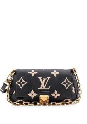 Louis Vuitton Pre-Owned Favorite NM Handbag Bicolor Monogram Empreinte Giant shoulder bag - Black