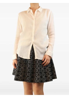 Melissa Odabash crinkled-finish shirt - White