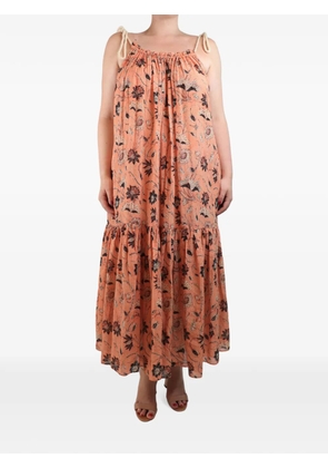 Ulla Johnson Primrose Cari floral-print maxi dress - Orange