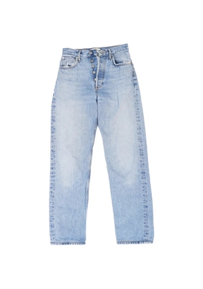 AGOLDE high-waisted belt-loop jeans - Blue