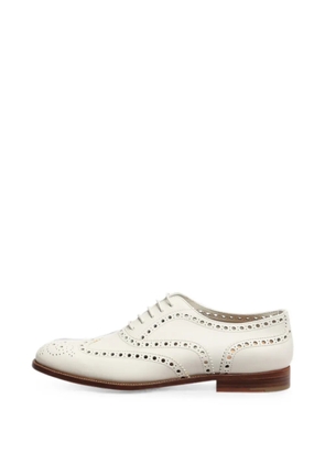 Church's perforated leather brogues shoes - White
