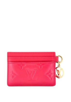Louis Vuitton Pre-Owned Coussin Monogram Embossed Lambskin card holder - Pink