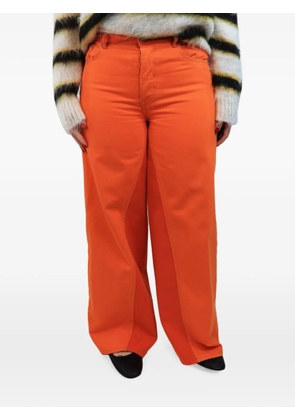 GANNI Jozey wide-leg jeans - Orange