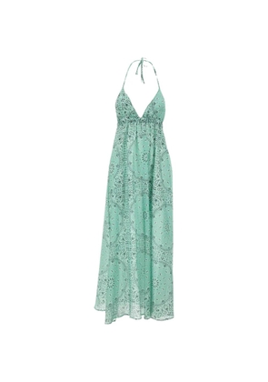 MC2 Saint Barth Zucky bandana-print maxi dress - Green