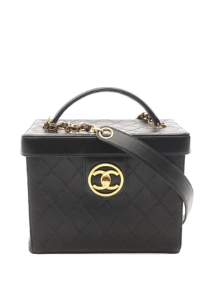 CHANEL Pre-Owned 1994-1996 Bicolore vanity bag - Black