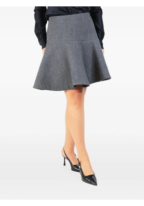 Jil Sander Pre-Owned flared mini skirt - Grey