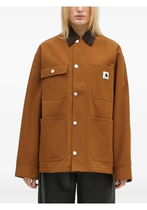 Carhartt WIP corduroy-collar pocket jacket - Brown