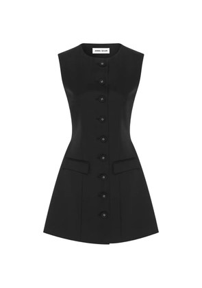 Anna Quan Sofia button-front mini dress - Black
