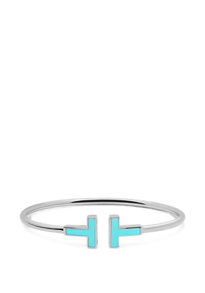 Tiffany & Co. small Tiffany T turquoise-wire bracelet - Silver
