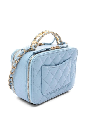 CHANEL Pre-Owned 2021s diamond-quilted shoulder bag - Blue