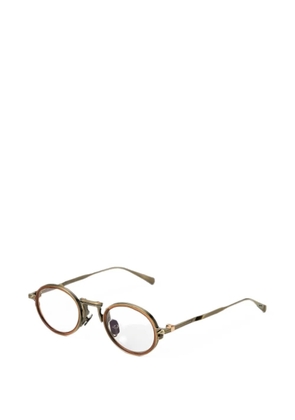 Movitra Nexus round-frame glasses - Brown