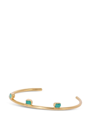 FENOMENA Gloom emerald bracelet - Gold