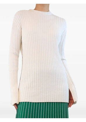 Celine Pre-Owned ribbed-knit sweater - White