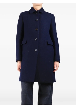 Aspesi Vintage single-breasted wool coat - Blue
