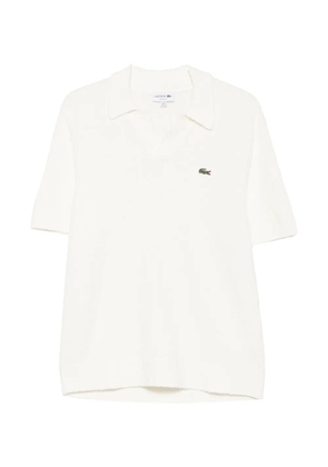 Lacoste logo-patch T-shirt - White