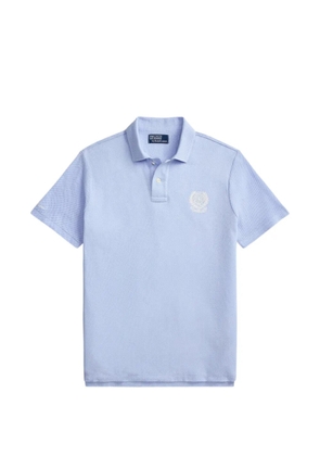 Polo Ralph Lauren Wimbledon tennis-racquet embroidered polo shirt - Blue
