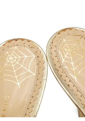 Charlotte Olympia knot-detail sandals - Gold