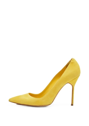 Manolo Blahnik BB pointed-toe pumps - Yellow