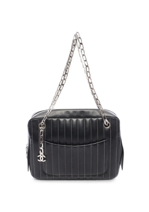 CHANEL Pre-Owned 2005-2006 Mademoiselle chain shoulder bag - Black