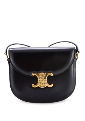 Celine Pre-Owned Triomphe Besace Clea Flap Bag Leather shoulder bag - Black