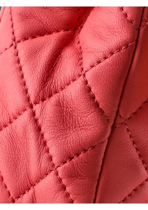 CHANEL Pre-Owned Pearl Crush Flap Bag Quilted Lambskin Mini crossbody bag - Pink