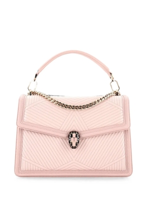 Bvlgari Pre-Owned Serpenti Forever Quilted Leather Medium shoulder bag - Pink