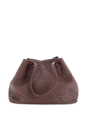 Bottega Veneta Pre-Owned A-Shape Intrecciato Nappa Large tote bag - Brown