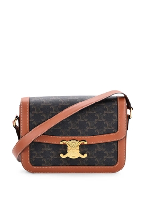 Celine Pre-Owned Triomphe Triomphe Coated Canvas Medium shoulder bag - Brown
