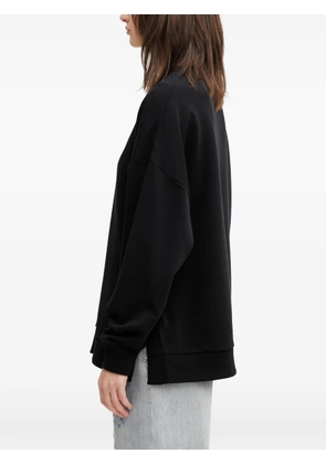 Fred Perry logo-embroidered sweatshirt - Black