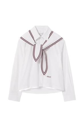Claudie Pierlot cotton poplin shirt - White
