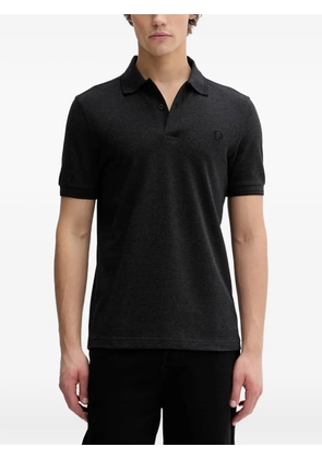 Fred Perry embroidered-logo piqué polo shirt - Grey