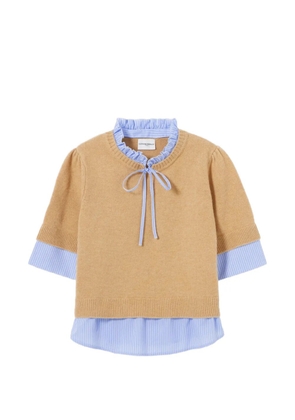 Claudie Pierlot striped wool jumper - Neutrals