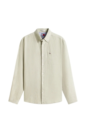 Tommy Hilfiger button-down chest-pocket shirt - Neutrals