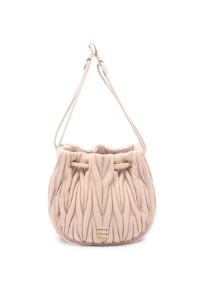 Miu Miu Pre-Owned 2010s Matelassé shoulder bag - Pink
