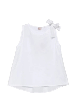 Marella Galli bow-detail sleeveless top - White