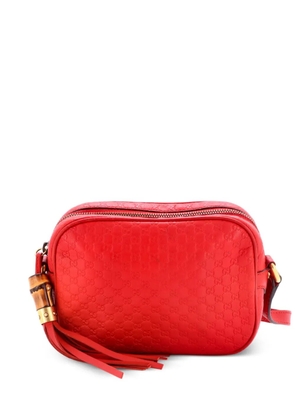 Gucci Pre-Owned Sunshine Disco Microguccissima Leather Small crossbody bag - Red